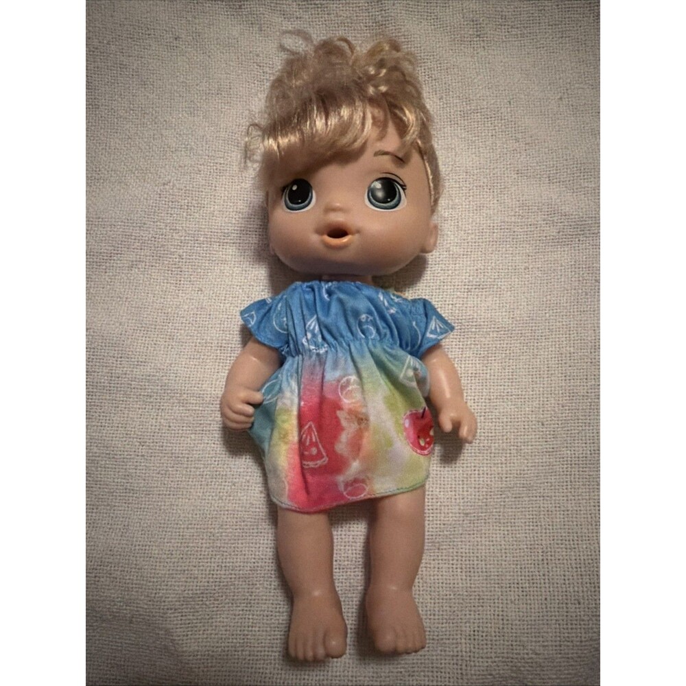 Baby Alive Snackin Sara Doll Blonde 2022 Super Snacks Feed & Poop No Accessories